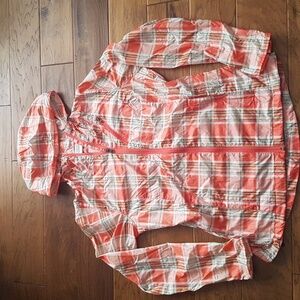 Columbia Omni-Shield Women's Check Plaid Pattern Light Jacket Size M